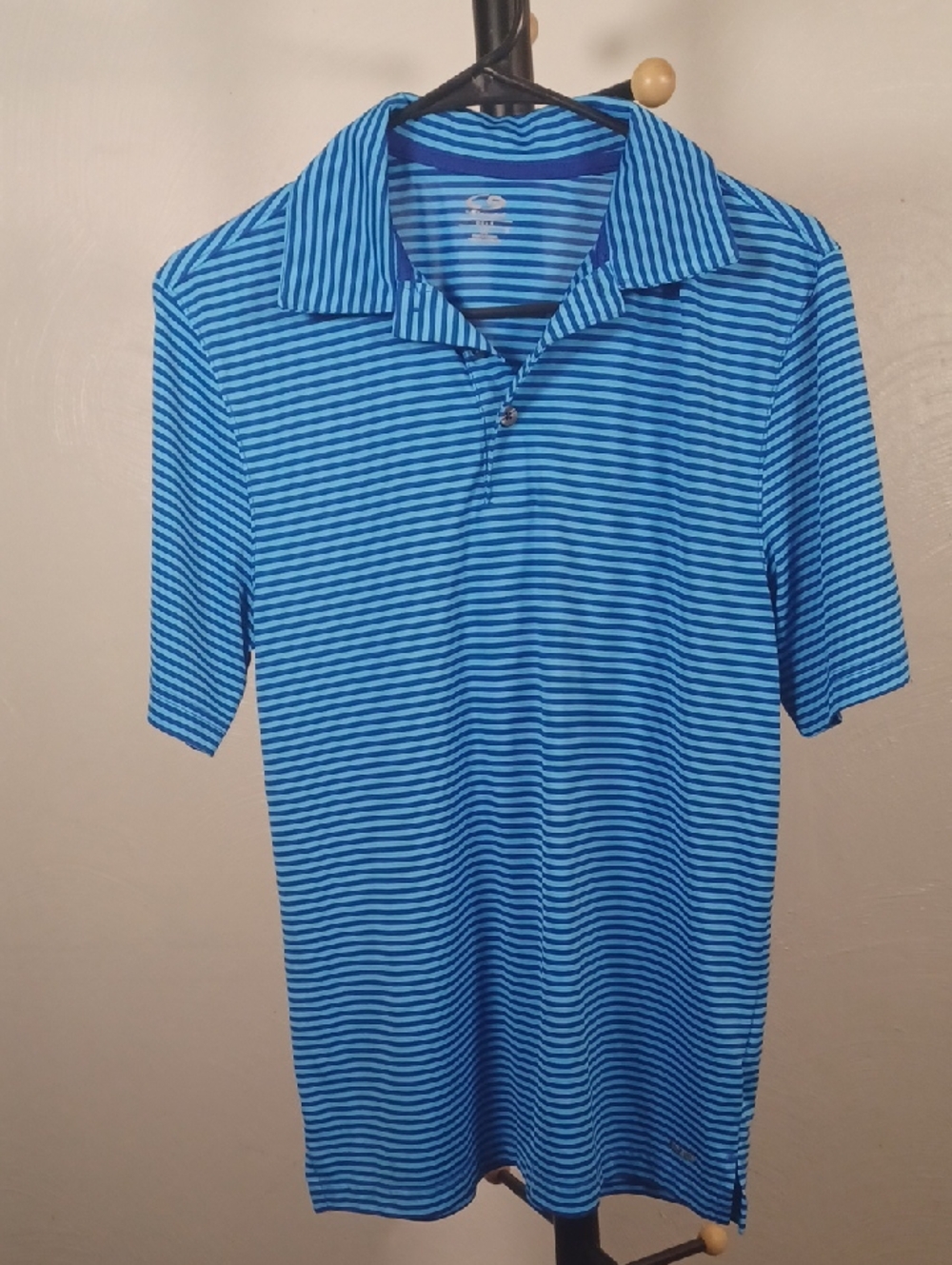 C9 Blue Striped Polo Size Small
